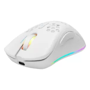 Deltaco White Line Wm80 Wireless Lightweight Gaming Mouse RGB - White