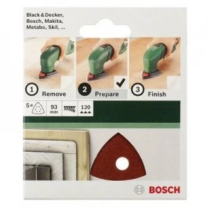 Bosch 6 Piece Mixed Grit Sanding Sheets For PMF Allrounder
