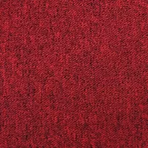 20 x Scarlet Red Carpet Tiles 5 Square Metres Commercial Hard - Scarlet Red