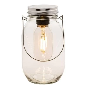 Edison LED Kilner Jar Large Clear