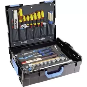 Gedore 1100-01 2658194 Trades people Tool box (+ tools) 58 Piece (L x W x H) 442 x 357 x 151 mm