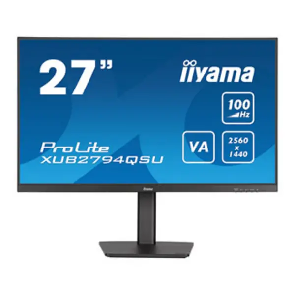 iiyama ProLite XUB2794QSU-B6 computer monitor 68.6cm (27") 2560 x 1440 pixels Wide Quad HD LCD Black