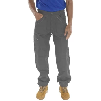 Click Action Work Trousers Grey - Size 44R