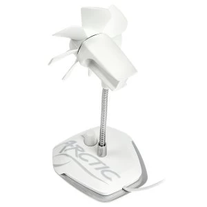 Arctic Breeze Desktop USB 92mm Fan - White