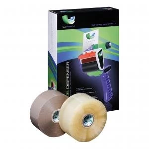 XL Packing Tape 48mm x 150m with Dispenser Pack of 36 Tapes UN150 36