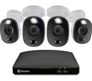 SWANN SWDVK-856804WL-EU 8-channel 4K Ultra HD DVR Security System - 1TB, 4 Cameras, White