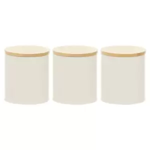 Interiors By PH Set Of Three Cream Canisters