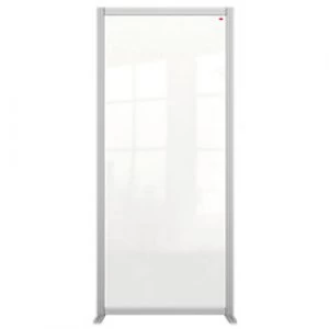 Nobo Premium Plus Modular Protection Room Divider Screen Plexiglass Acrylic Transparent 1800 x 800 x 600 mm