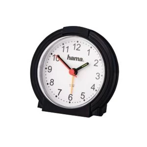 Hama Alarm Clock, Black/White, One size