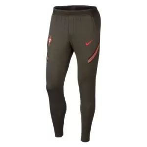 2020-2021 Portugal Nike Squad Training Pants (Khaki)