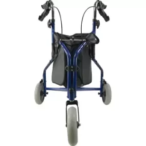 Aidapt 3 Wheel Walker with Bag - Blue