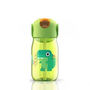 Zoku Zoku Kids Flip Straw Bottle Green