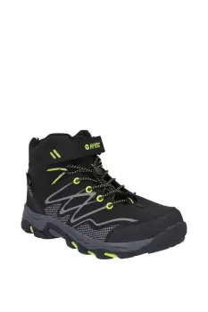 Hi Tec Blackout Mid Boots Male Black/Lime UK Size 1