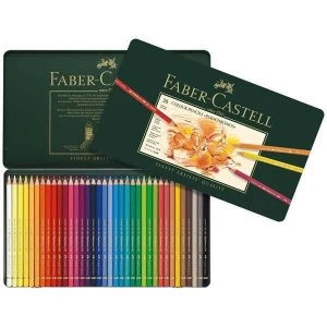 Faber Castell Polychromos Artists' Colour Pencil Set Tin of 36