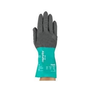 Ansell AlphaTec 15 Gauge Size 11 Chemical Resitant Gloves GreyGreen