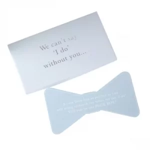 AMORE BY JULIANA Page Boy Bow Tie Plaque