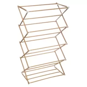 5Five 10m Accordion Clothes Dryer - Bamboo