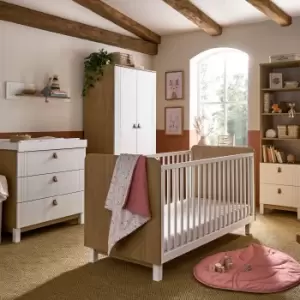 CuddleCo Rafi 5 Piece Nursery Furniture Set White