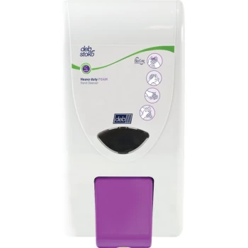 Gritty Foam Dispenser - White - Deb Stoko