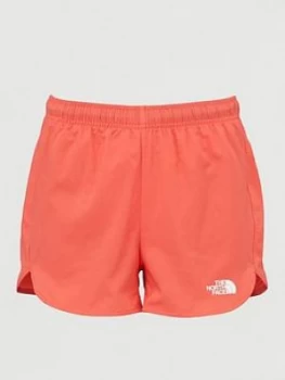 The North Face Active Trail Run Short, Red, Size L, Women
