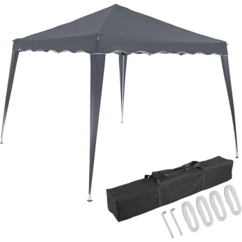 Deuba - Pavilion 3x3m UV Protection 50+ Waterproof Foldable incl. Bag Folding Pavilion Capri Party Tent Garden Pop Up Tent Anthracite