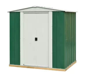 Rowlinson Greenvale 6ft x 5ft Metal Apex Garden Shed