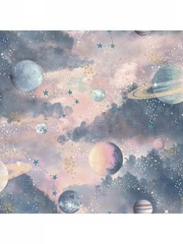 Arthouse Glitter Planets Wallpaper