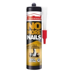 UniBond No More Nails Solvent-free White Grab adhesive 390ml