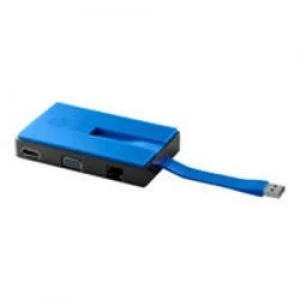 HP USB Travel Dock - Docking station - 10Mb LAN Spectre Pro x36