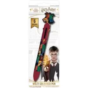 Harry Potter Intricate Houses 6-in-1 Multi-Coloured Ballpoint Pen