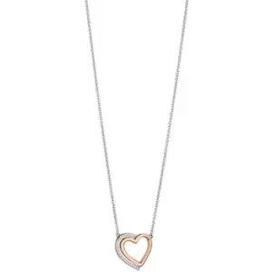 Ladies Fiorelli Sterling Silver Heart Necklace