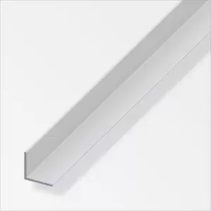 Silver Aluminium Angle 10 x 10 x 1mm x 1m ProSolve - Alfer