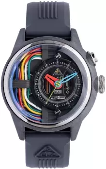 Electricianz Watch Nylon Carbon Z 42mm Black Rubber