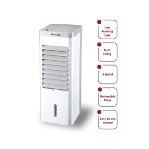 Slimline 7L ECO Air Cooler with Built-In Air Purifier with 1 free ice packs
