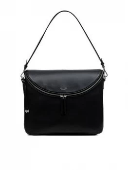 Radley Crown Hill Medium Zip Top Shoulder Bag - Black