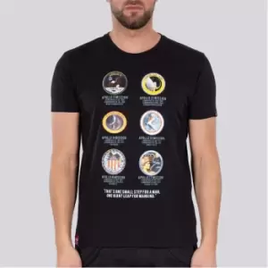 Alpha Industries Apollo Mission T Shirt - Black