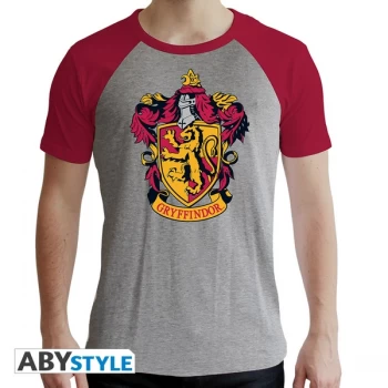 Harry Potter - Gryffindor Mens X-Small T-Shirt - Grey and Red