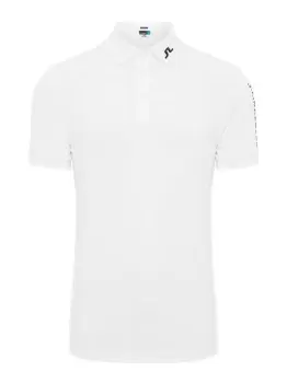 J.LINDEBERG Tour Tech Reg Tx Jersey Polo Shirt Men White