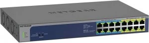 Netgear GS516UP-100EUS - 16 Port - Unmanaged Gigabit Ethernet Ultra60