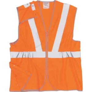 Hi-vis Vest, Orange, for the Rail Industry (XL)