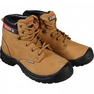 Scan Mens Cougar Safety Boots Honey Size 12