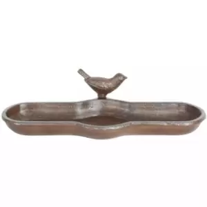 Esschert Design Bird Bath Cast Iron- Brown