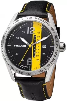 Head Athens 44mm Black/Yellow Watch H800210