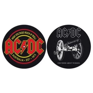 AC/DC - For Those About To Rock / High Voltage Slipmat Set