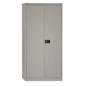 Trexus 72" Steel 2 Door Storage Cupboard Grey