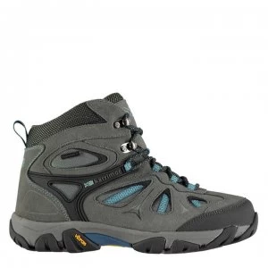 Karrimor Aspen Mid Ladies Waterproof Walking Boots - Charcoal/Blue