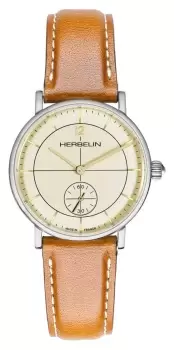 Herbelin 10647AP17TRGD Inspiration Cream Dial Brown Watch