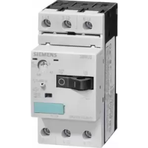 Siemens 3RV1011-1HA10 Circuit breaker 3 makers Adjustment range (amperage): 5.5 - 8 A Switching voltage (max.): 690 V AC (W x H x D) 45 x 90 x 81 mm