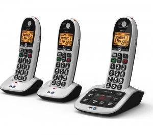 BT 4600 Cordless Phone With Answering Machine Triple Handsets