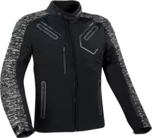 Bering Voltor Motorcycle Textile Jacket, black-grey, Size S, black-grey, Size S